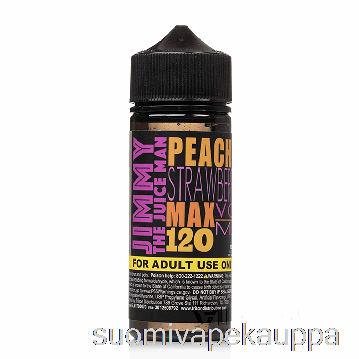 Vape Kauppa Persikka Mansikka - Jimmy The Juiceman - 120ml 6mg